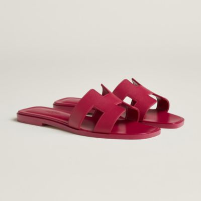 Pink on sale hermes sandals